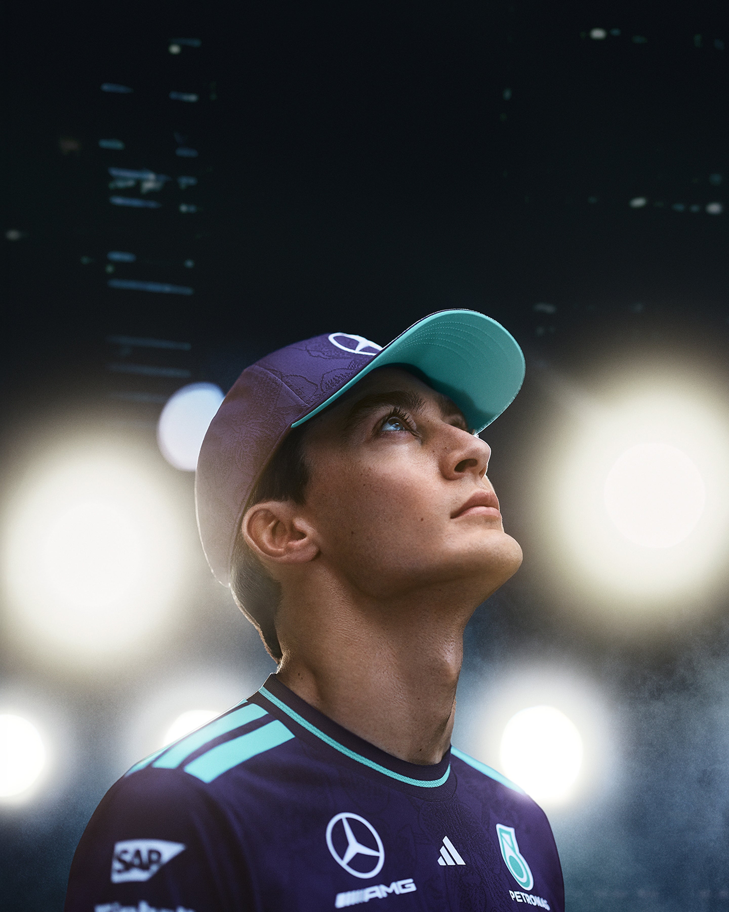 Gorra de Piloto Vanda Bloom Edición Especial 2026 Mercedes AMG