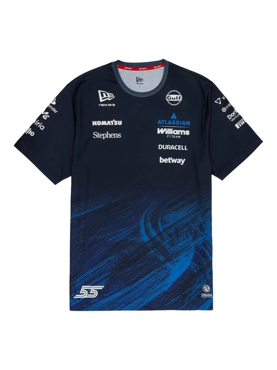 Camiseta oficial Williams del piloto Carlos Sainz 2026