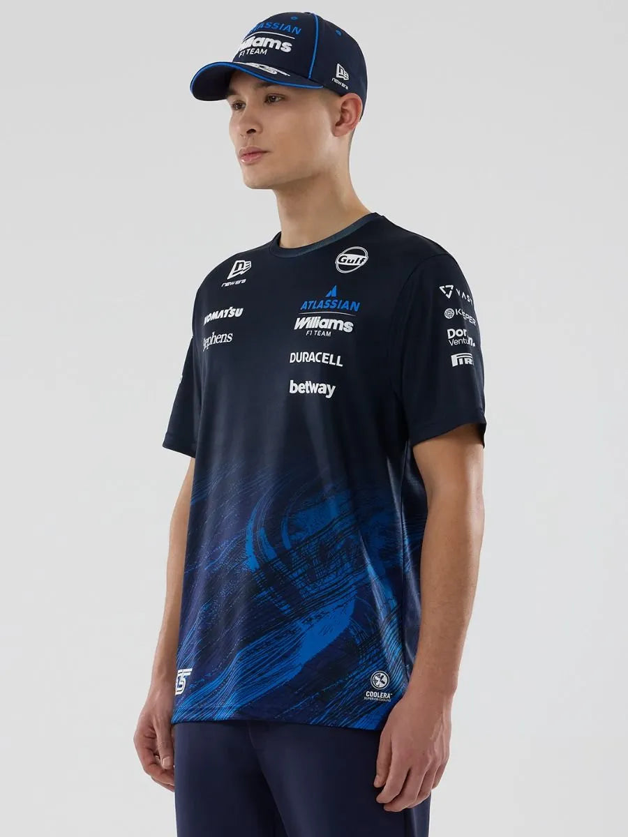 Camiseta oficial Williams del piloto Carlos Sainz 2026