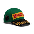 Gorra Pirelli Podium Edición Especial GP de Jeddah, Arabia Saudita, 1er Lugar - Verde Oscuro