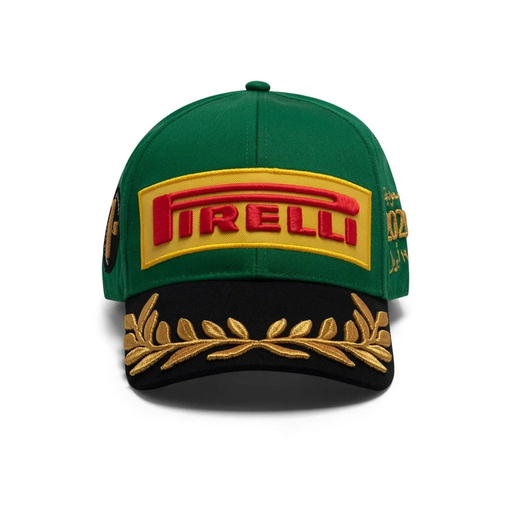 Gorra Pirelli Podium Edición Especial GP de Jeddah, Arabia Saudita, 1er Lugar - Verde Oscuro