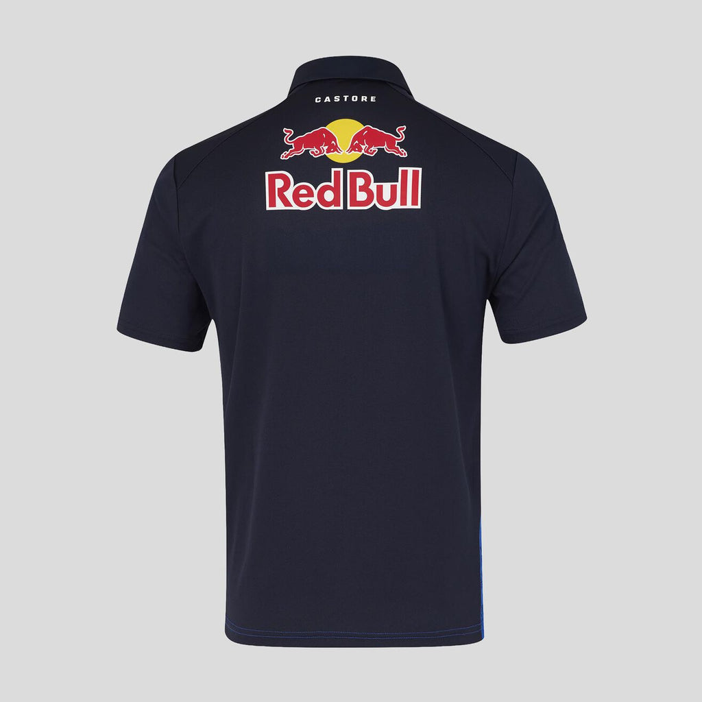 Polo azul del equipo Red Bull Racing F1 Max Verstappen (temporada 2026)