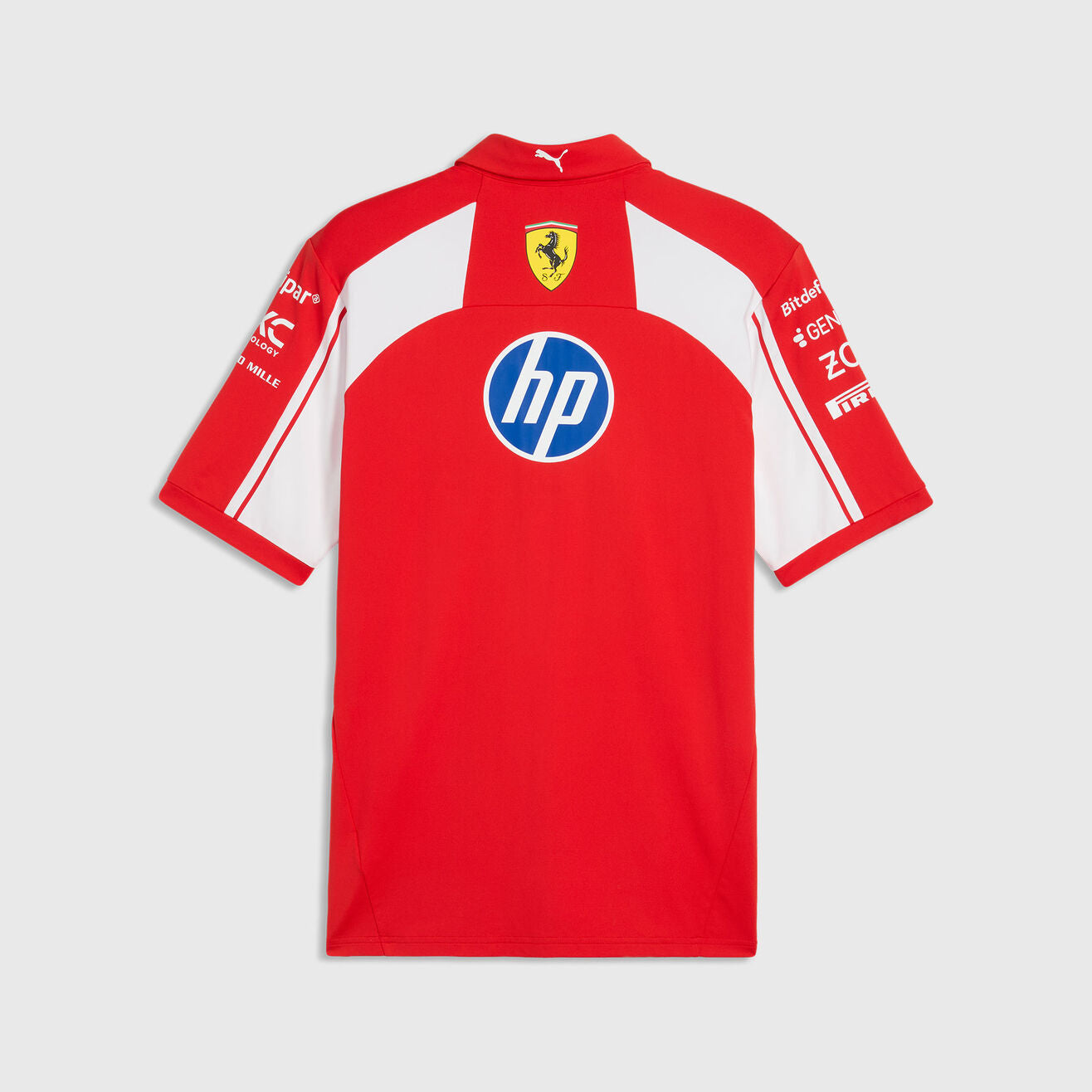 Polo authentic del equipo Scuderia Ferrari F1 2026 - Rojo Puma en caja de regalo