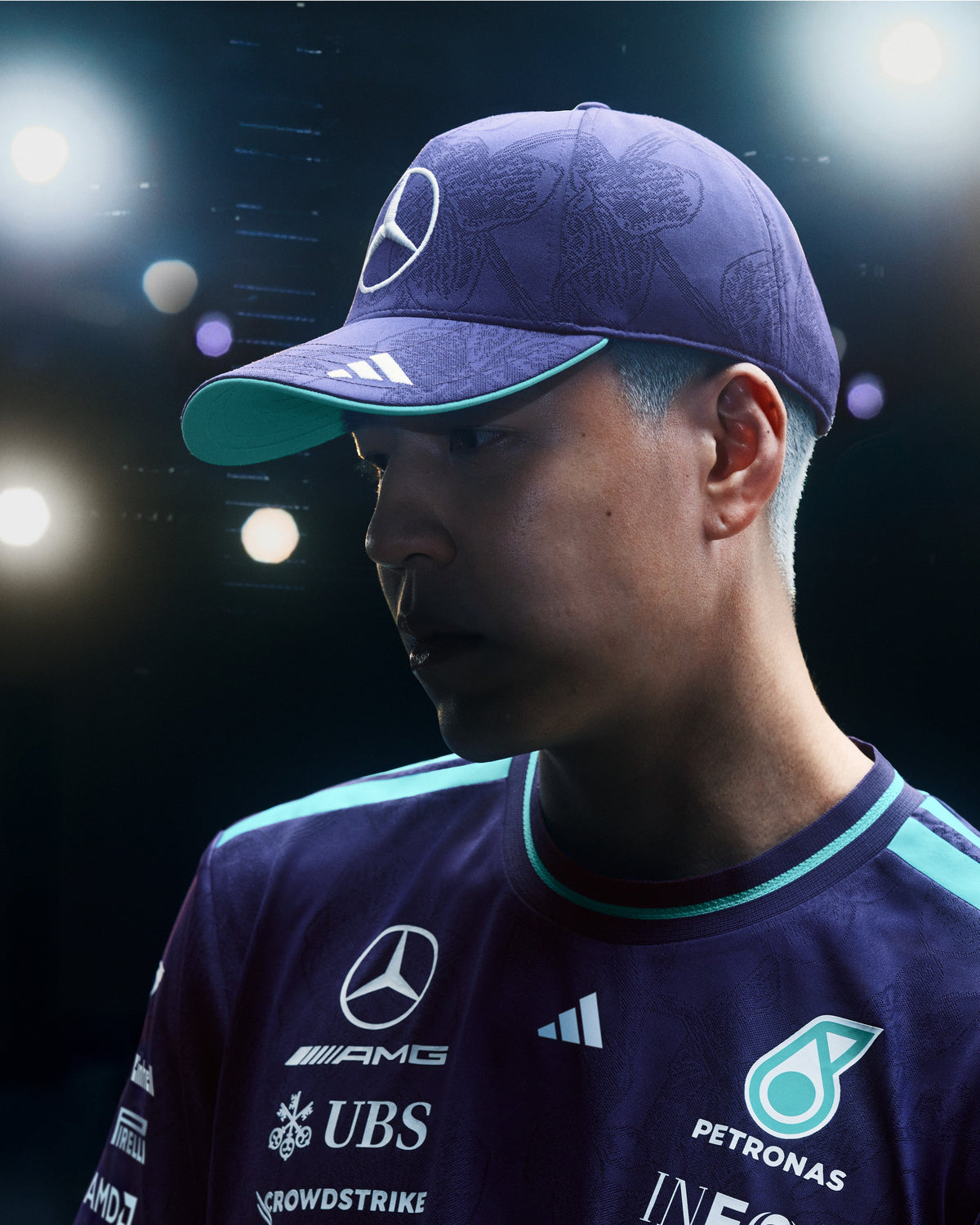 Gorra de Piloto Vanda Bloom Edición Especial 2026 Mercedes AMG