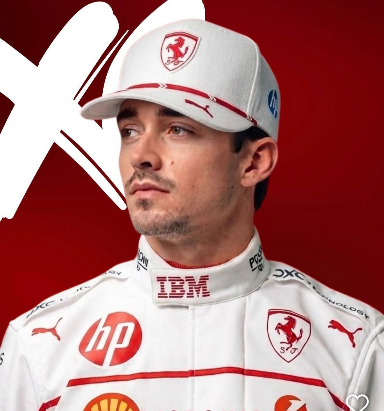 Gorra Scuderia Ferrari Charles Lecrerc GP de Mónaco 2026