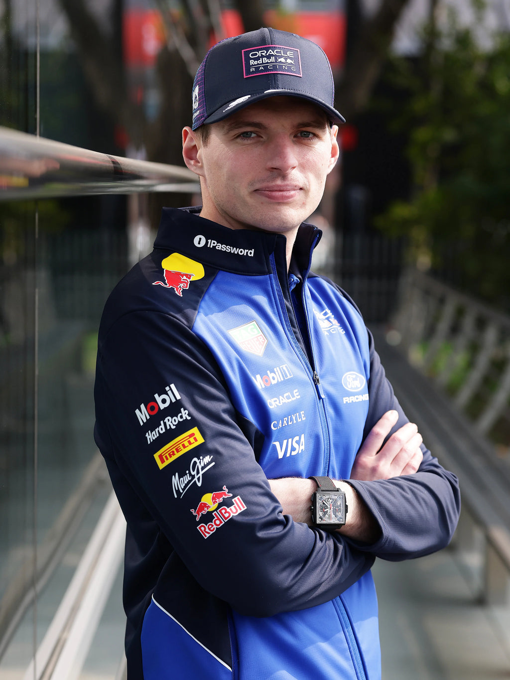 Gorra Red Bull del piloto Max Verstappen para el GP de Miami 2026