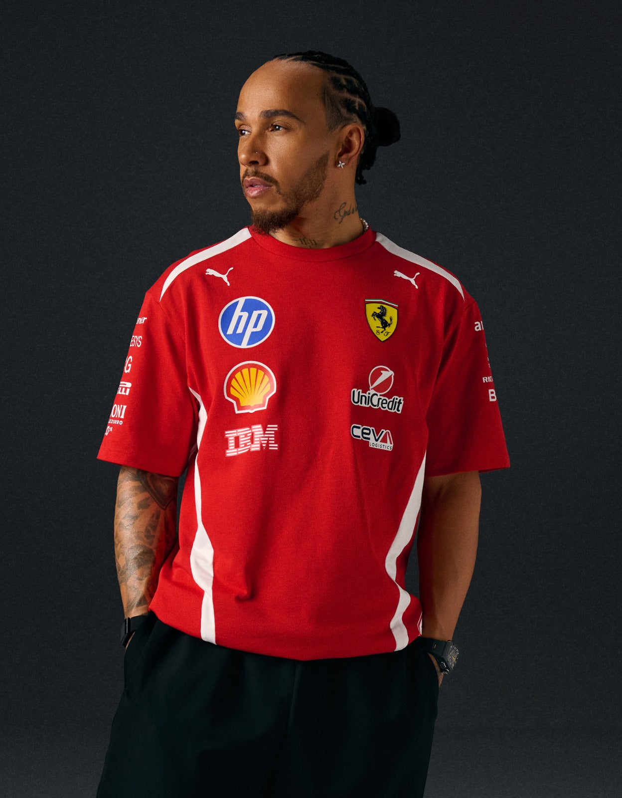 Camisa Scuderia Ferrari Lewis Hamilton 2026